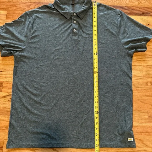 Vuori gray blue  Polo Shirt mens XXL strato tech - Picture 8 of 15
